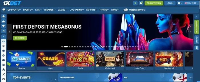 1xBet bookmaker in Egypt