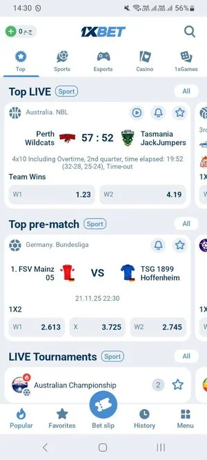 1xbet apk mobile app in Egypt