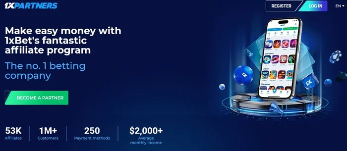 The 1xBet Partners affiliate programme